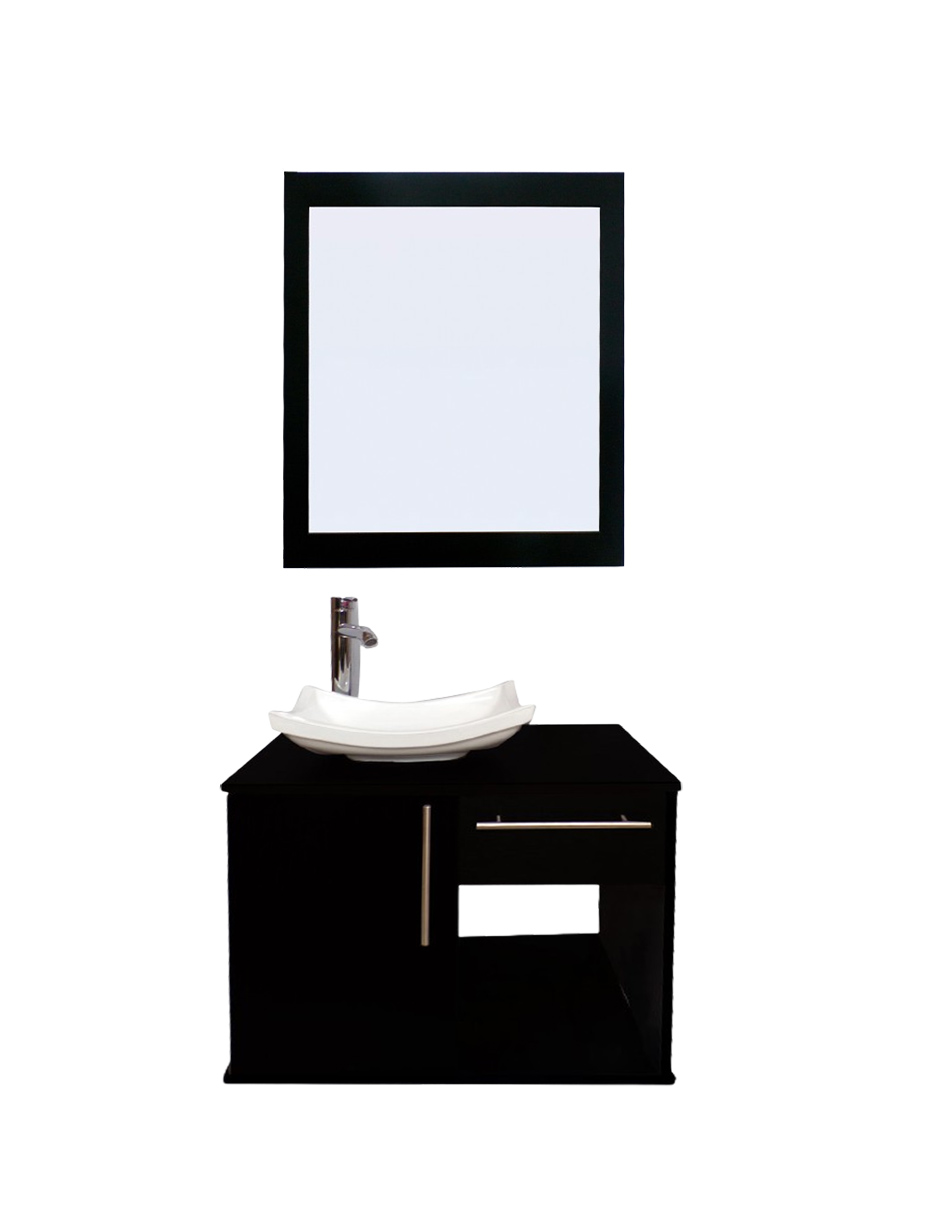 Gabinete Para Baño Con Lavamanos Y Monomando, Puerta Y Cajón