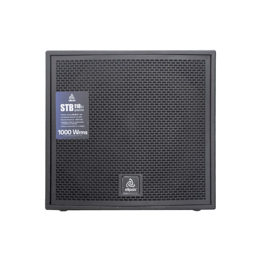 Subwoofer pasivo ELIPSIS STB-118P II 1000w rms .