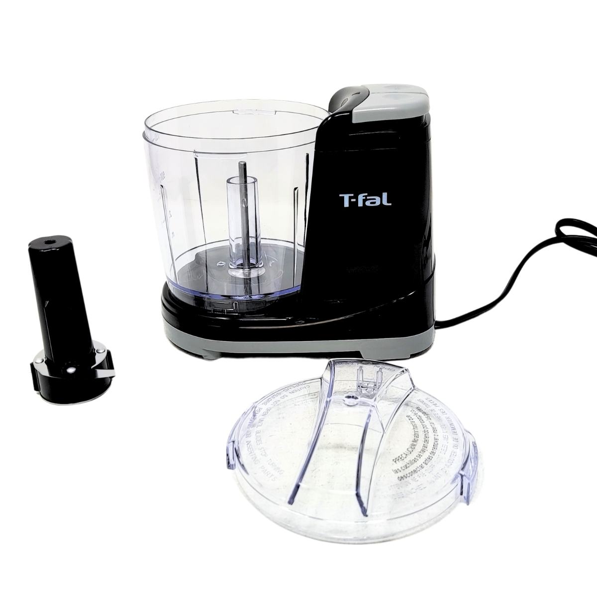 Procesador De Alimentos Max 2 Velocidades 700 ml Negro T-fal Mf2528mx.
