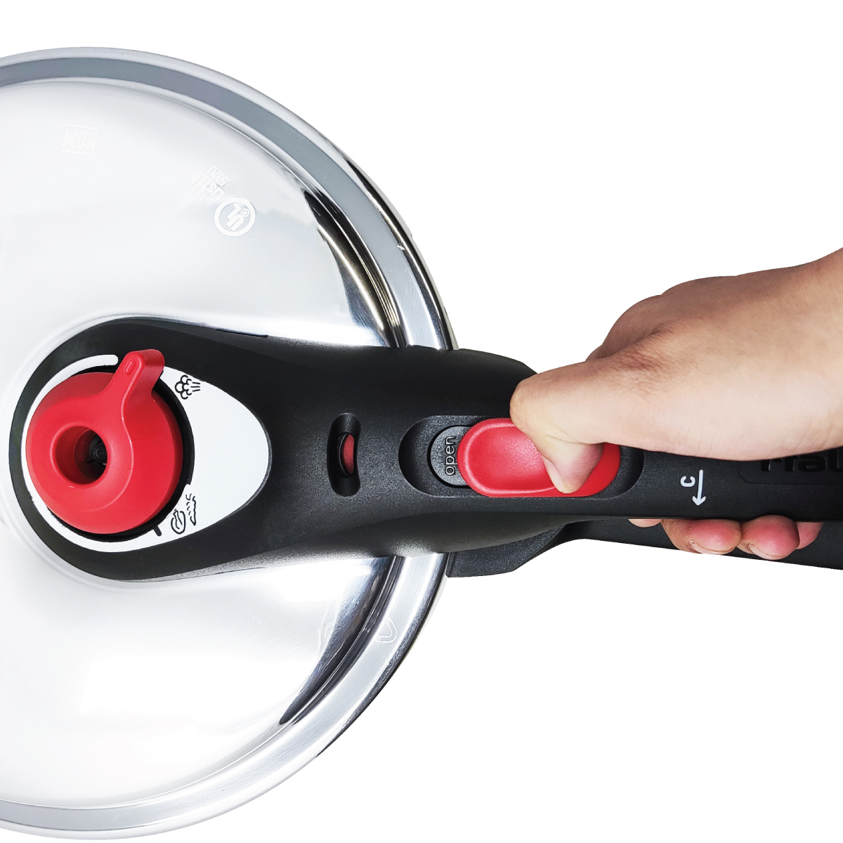 Olla De Presión Secure 6 Qt (5.7 L) Aluminio T-fal P2614632.