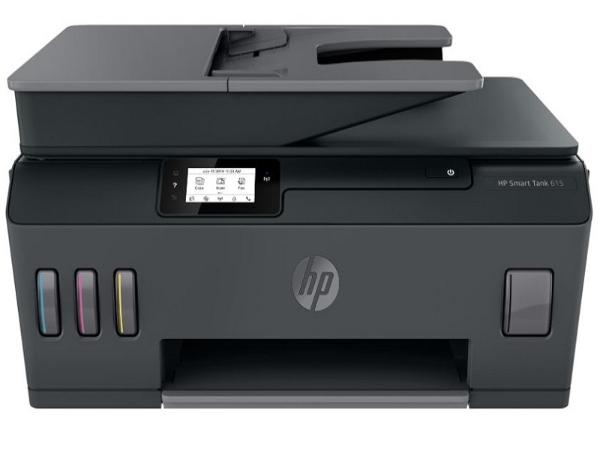 Impresora Multifuncional HP Smart Tank 615 | Inyección de Tinta Continua | Conectividad Wi-Fi | ADF | Fax | Pantalla Táctil 2.2"