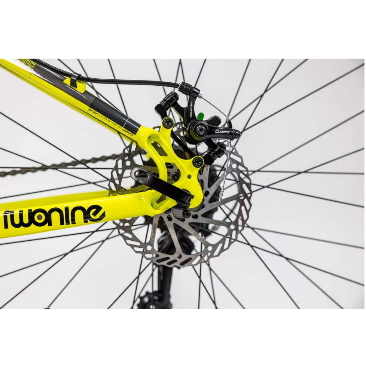 BICICLETA MERCURIO RANGER TEAM R29 AQUA/LIMA 24 VEL ENDY15.