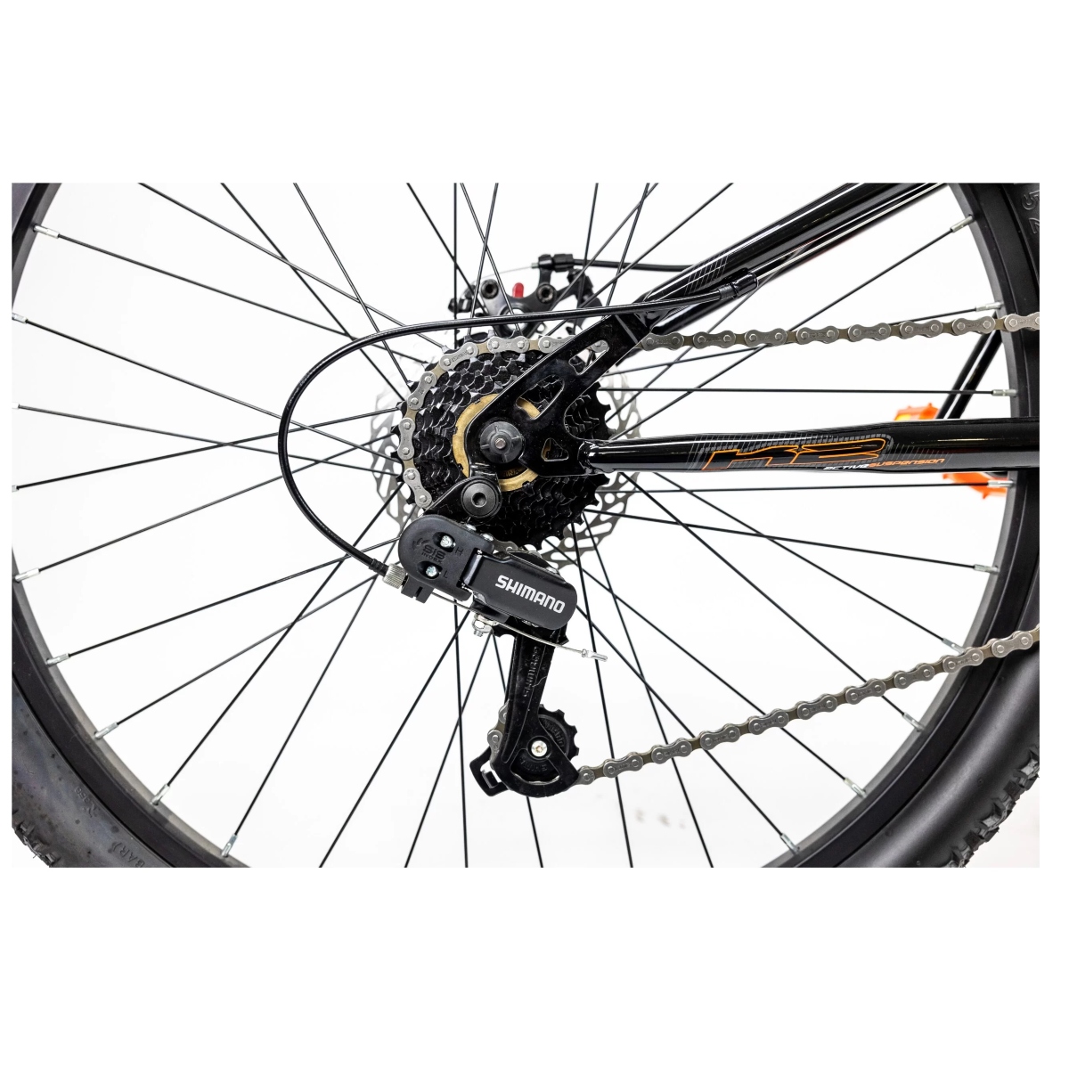 BICICLETA MERCURIO KAIZER DH R26 DOBLE SUSPENSIÓN 21V SHIMANO GRIS ENDY16.