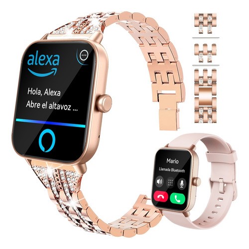 Reloj Smartwatch Mujer Relojes Inteligentes 1.8' Smart Watch