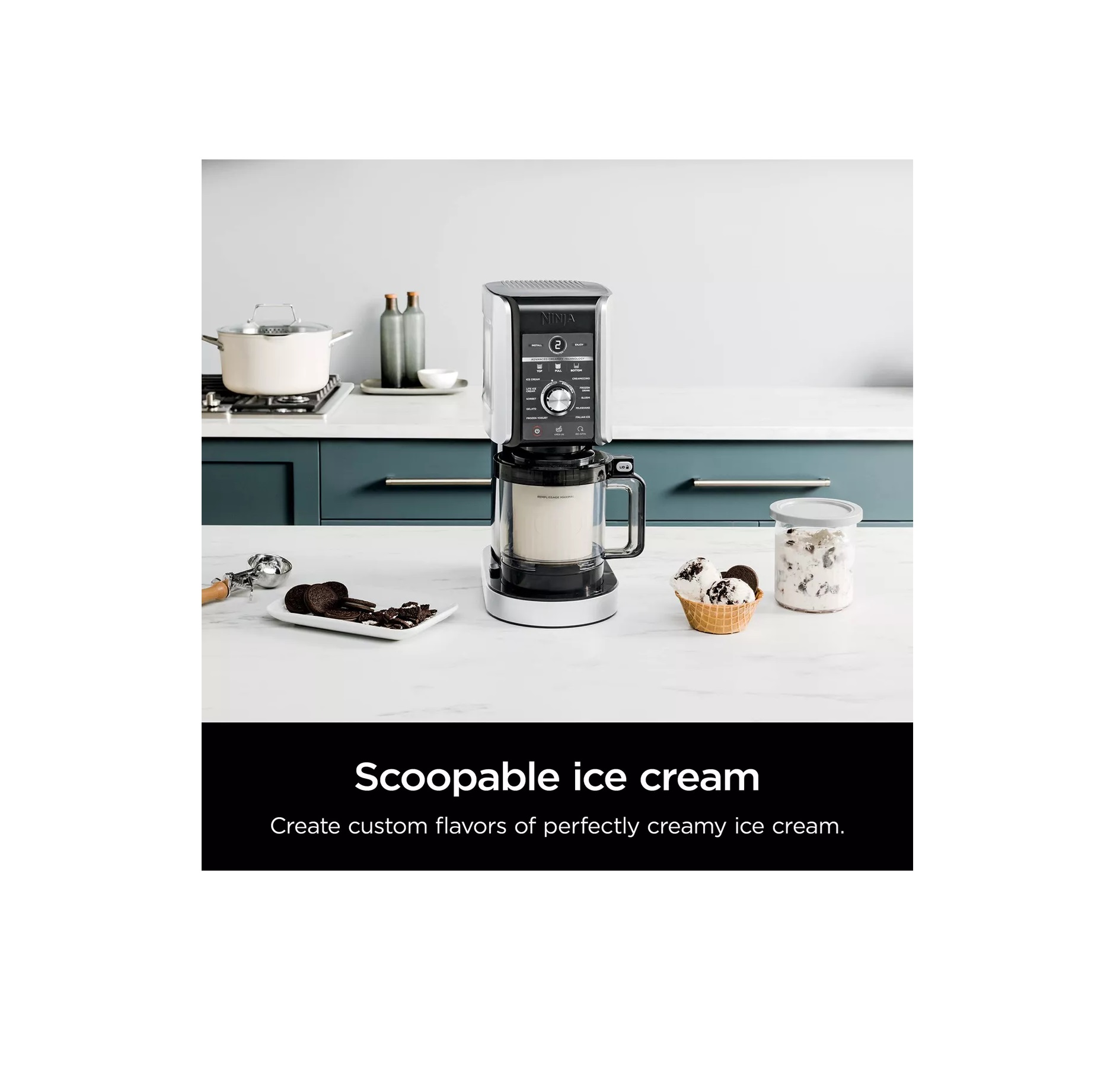 Máquina Para Hacer Helados y Golosinas 11 en 1 Ninja "Creami Deluxe".
