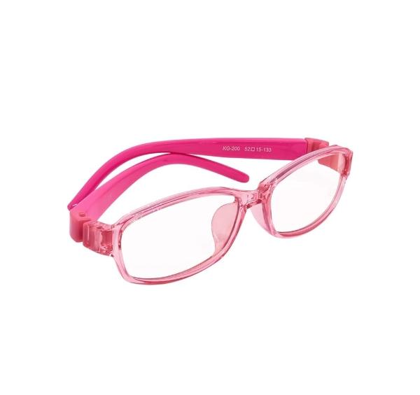 Lentes Gamer Vorago KG-200 Kids D90 | Anti Luz Azul para Computadora, Videojuegos y Pantallas | Con Estuche Rosa