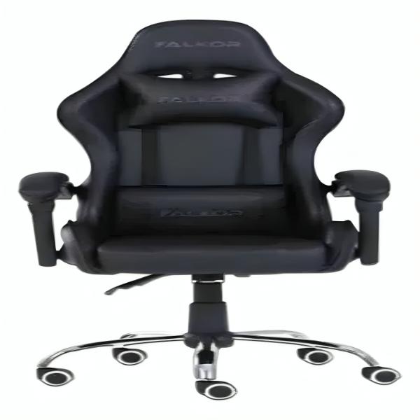 Silla Gamer Ergonómica Modelo Falkor Color Negro
