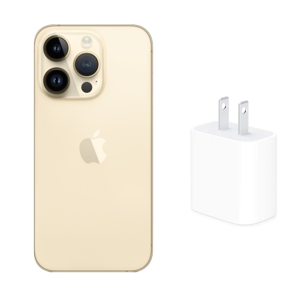 Apple iPhone 14 Pro Max Dorado 256GB Almacenamiento, 6GB RAM Reacondicionado, E SIM.