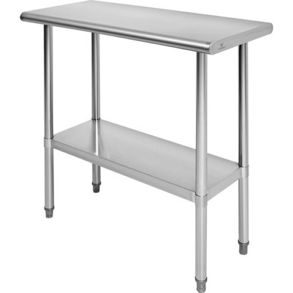 Mesa Isla Acero Inoxidable Mesa Trabajo Cocina 95x45x90