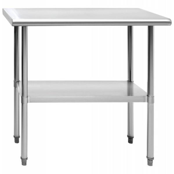 Mesa Isla Acero Inoxidable Mesa Trabajo Cocina 95x45x90
