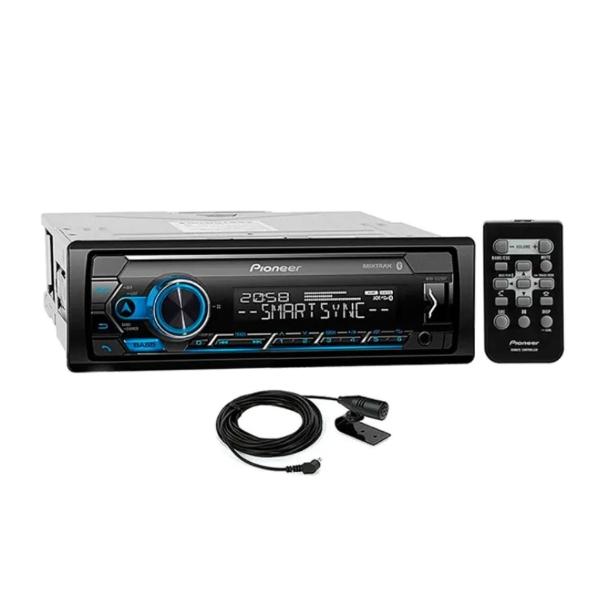 Autoestéreo para auto 1 Din PIONEER MVH-S325BT con USB y bluetooth
