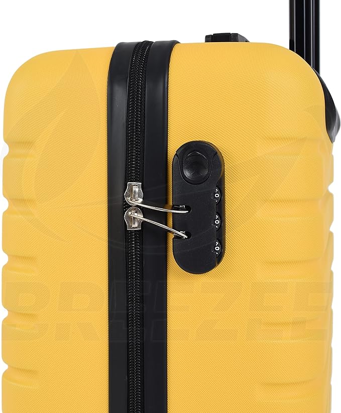 A BREEZEE MARKET Maleta Rígida Resistente De 20 Pulgadas, Tamaño Cabina Equipaje De Mano, Ruedas 360º Spinner Asa Telescópica Y Seguridad Candado TSA 3 Digitos, Equipaje De Mano Viaje Vacaciones.