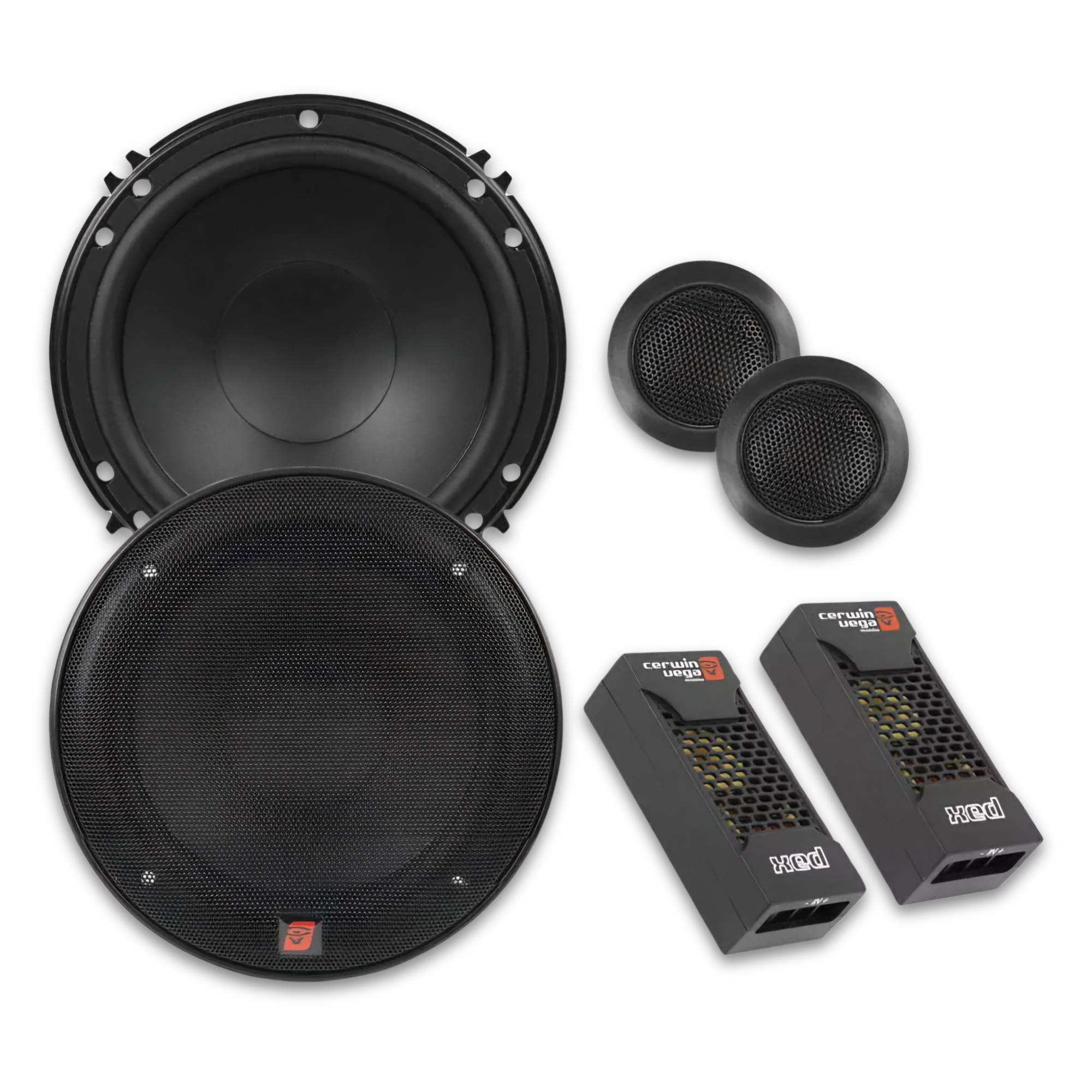 Set de medios 6.5 pulgadas 2 Vias 300W Cerwin Vega XED650C.