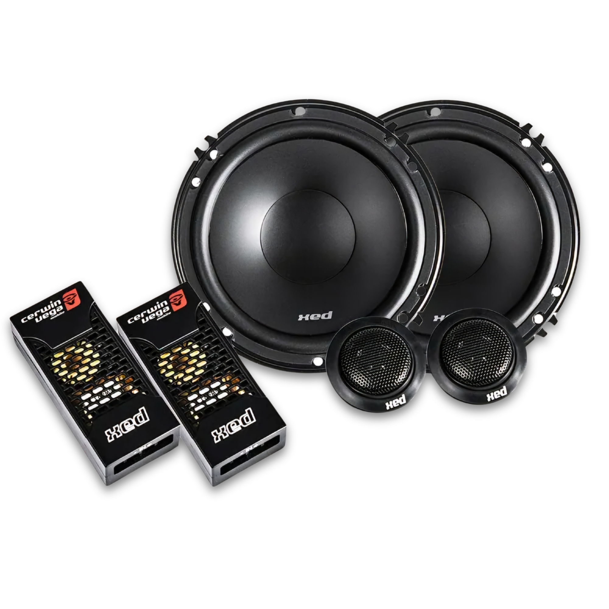 Set de medios 6.5 pulgadas 2 Vias 300W Cerwin Vega XED650C.