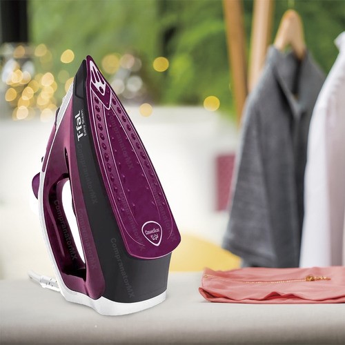 Plancha De Ropa Suela Cerámica Con Vapor Vertical Desinfect