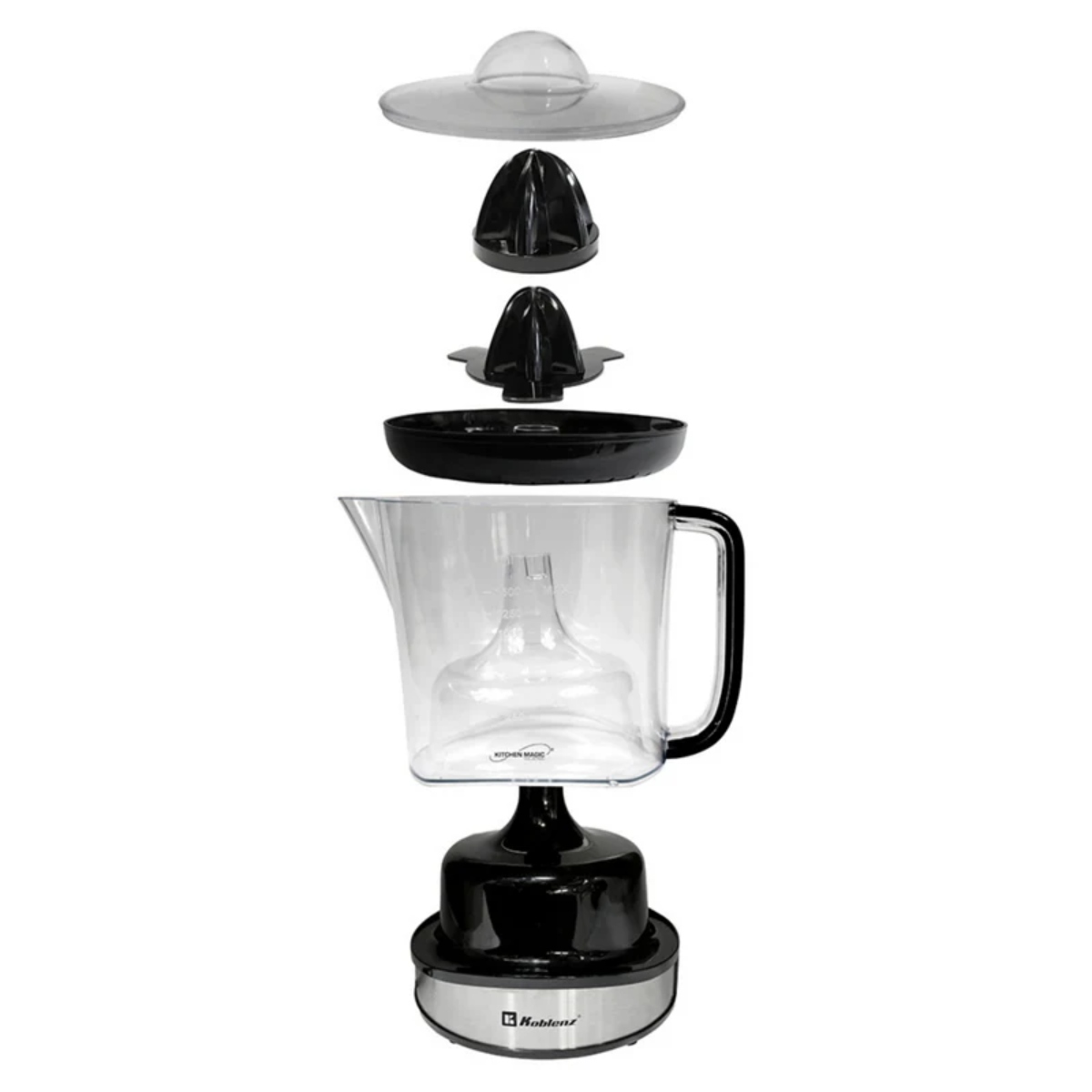Exprimidor de Cítricos Koblenz CEKM-300 IN 100W Negro/Acero Inox ALBY2*