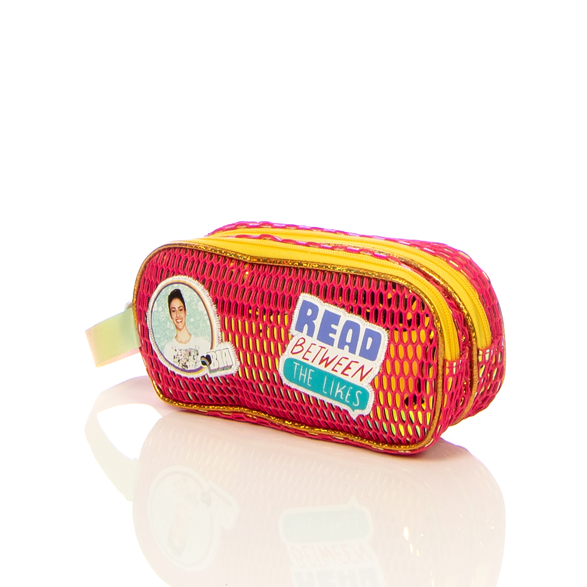 Lapicera de Bía Iridiscente con malla.