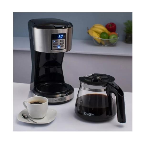 Cafetera Programable Black + Decker CM1331S 12T