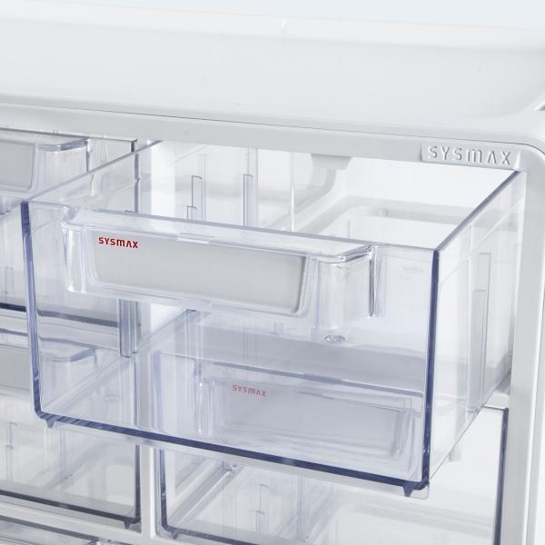 Organizador Cajonera Multiusos Con 12 Gavetas Ag Box, Blanco .