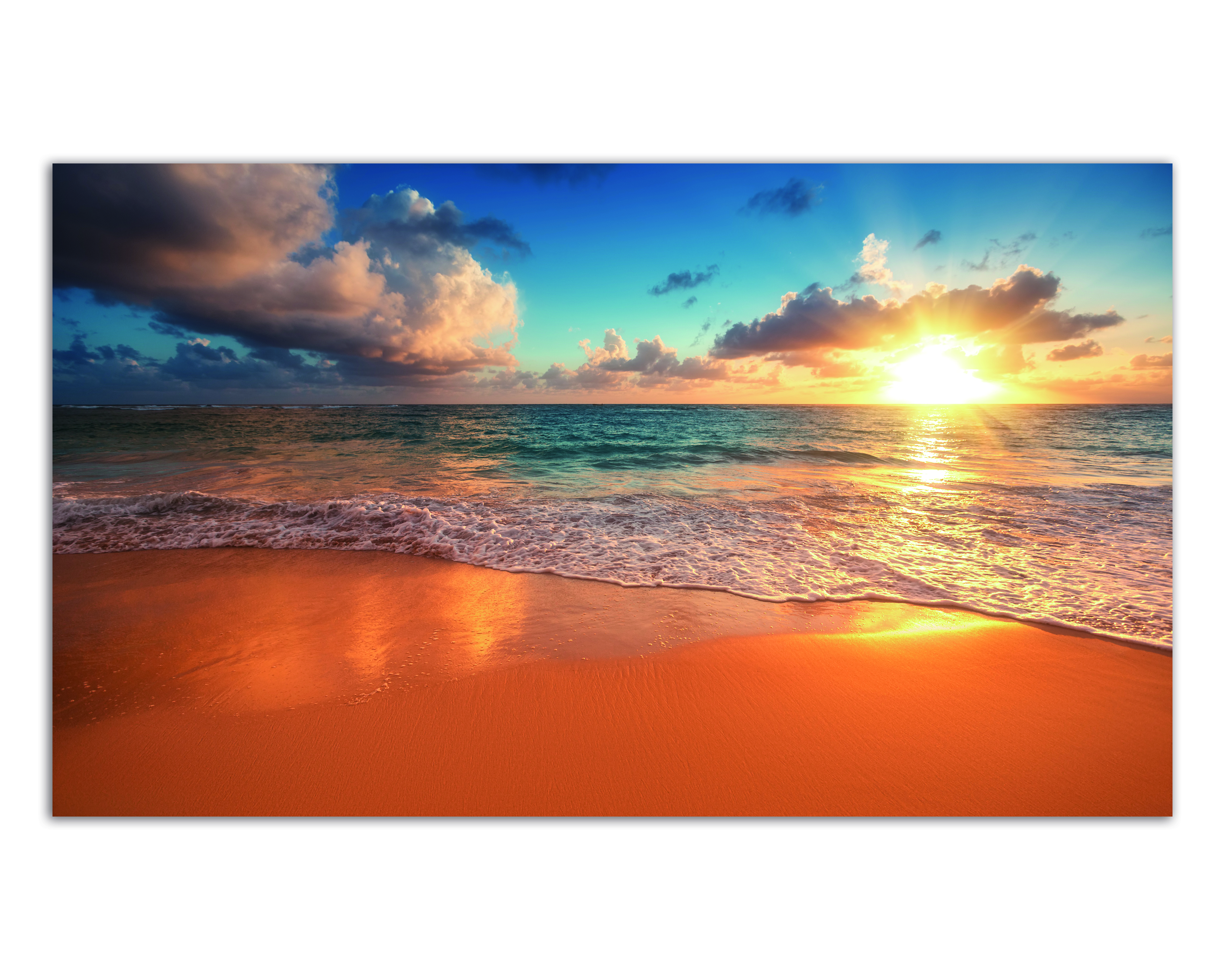 Cuadro Decorativo Acrílico Amanecer en la Playa 70 x 120