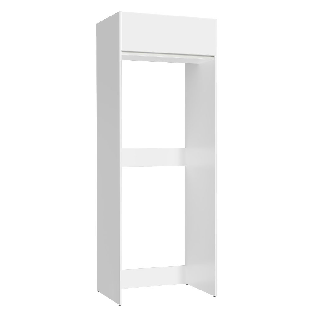 Mueble de Cocina Puerta-Refrigerador Madesa Glamy Blanco.