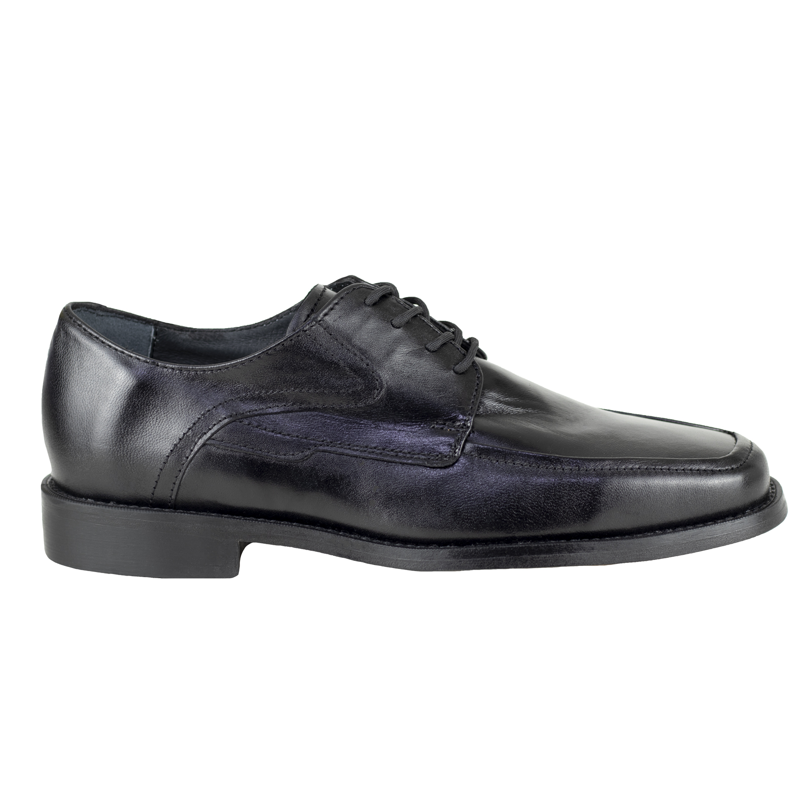 Zapato Derby Semivestir Hombre Suela Cuero Bond 11715 Negro.