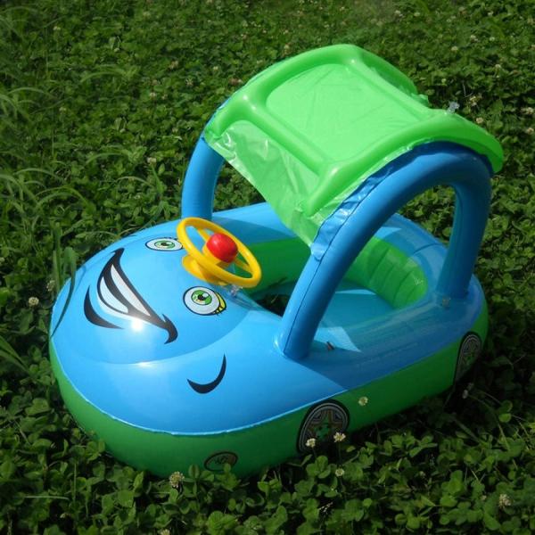 Inflable de Piscina para Niños Juguete de Alberca Flotador Vocho  - Verde