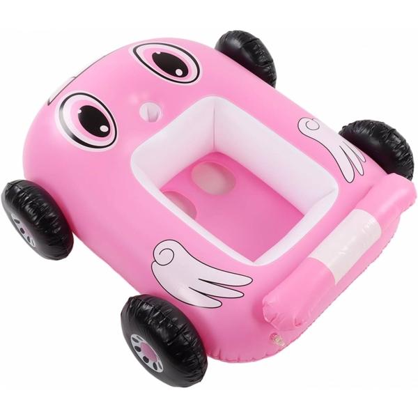 Inflable de Piscina para Niños Juguete de Alberca,Lanzador Agua  - Rosa
