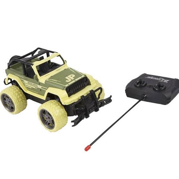 Camioneta Juguete R/C OffRoad 27MHz 1:18 con Luz 10 Km/h  - Verde