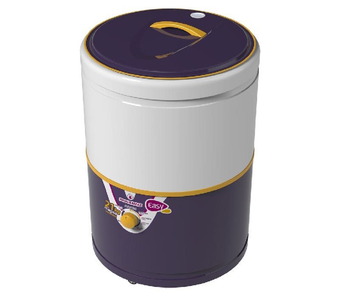 Lavadora Redonda Easy LRE21M 21KG Manual Blanco/Morado ORTY ENTREGA SÓLO VÁLIDA EN LA CDMX  Y ZONA METROPOLITANA.