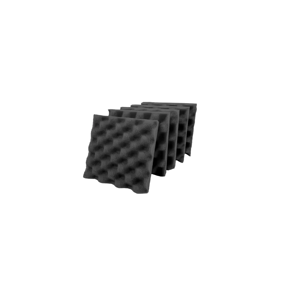 25 Paneles Esponja Acustica Espuma 20x20 Calidad Profesional gris carbon.