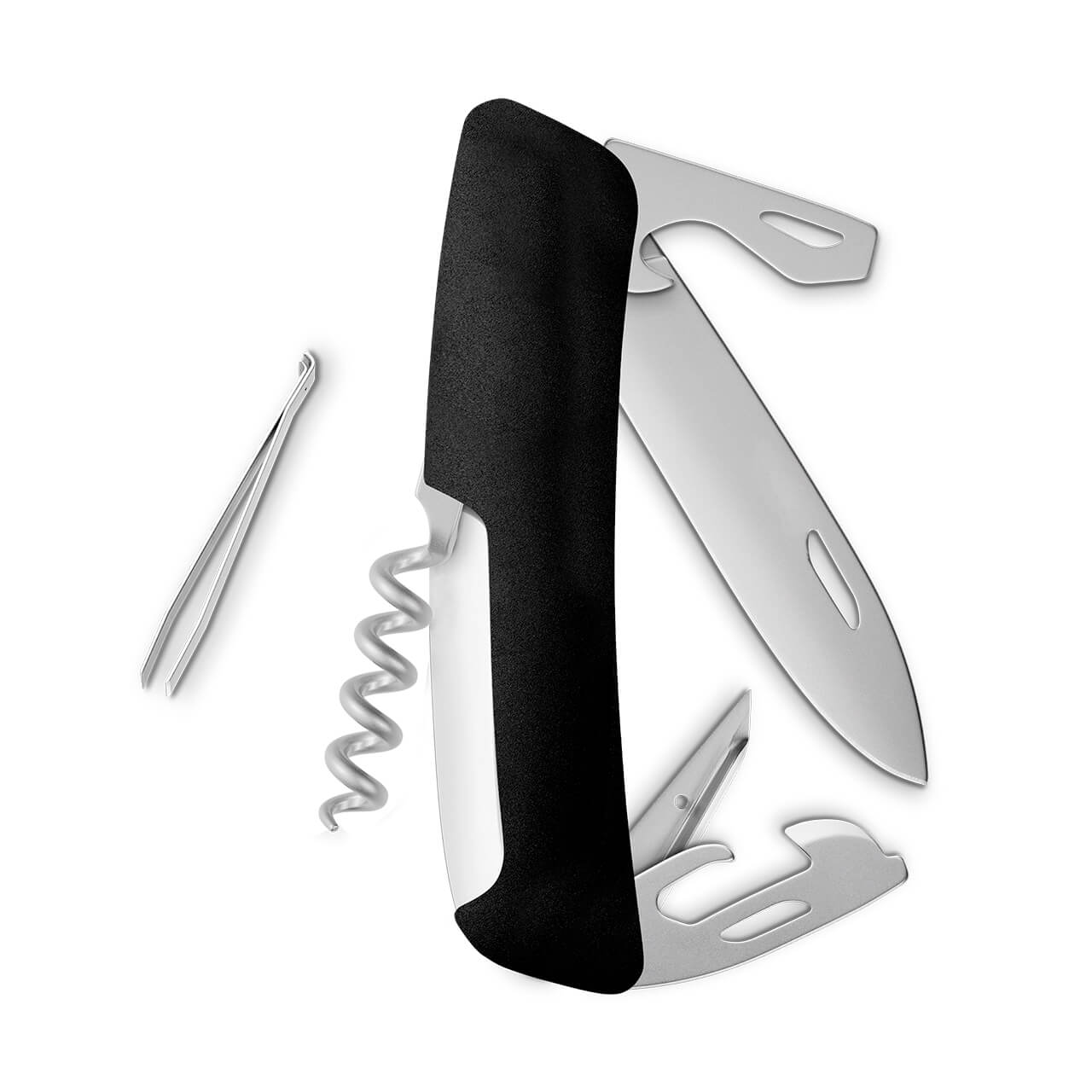 Navaja SWIZA KNI.0036.1010 ALLMATT Standard D03, 11 funciones, negro.