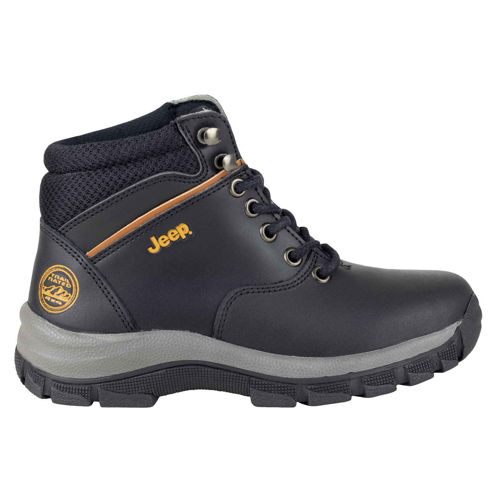 Botas Outdoor Negras Para Mujer Jeep Urbana 550 Piel Confort.