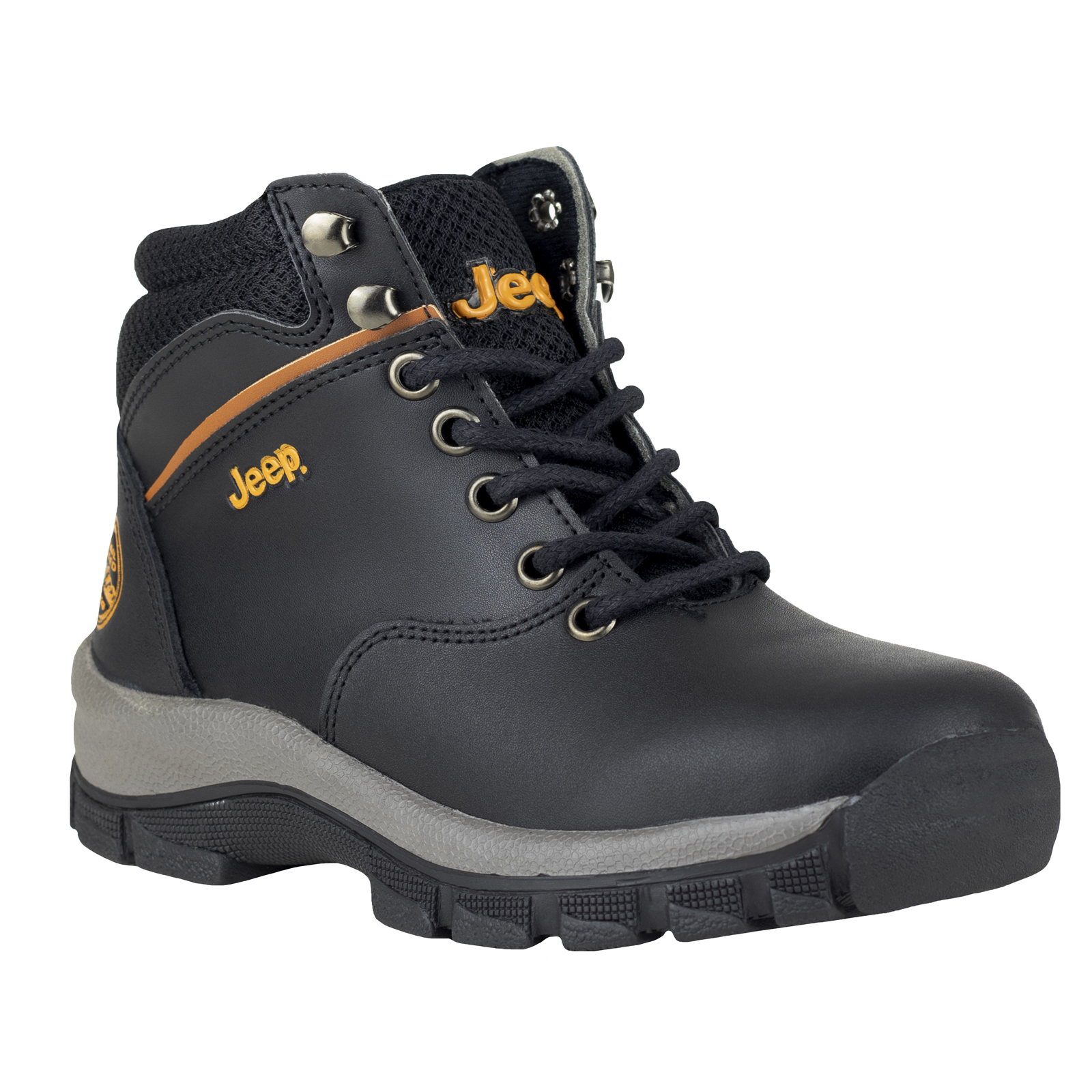 Botas Outdoor Negras Para Mujer Jeep Urbana 550 Piel Confort.