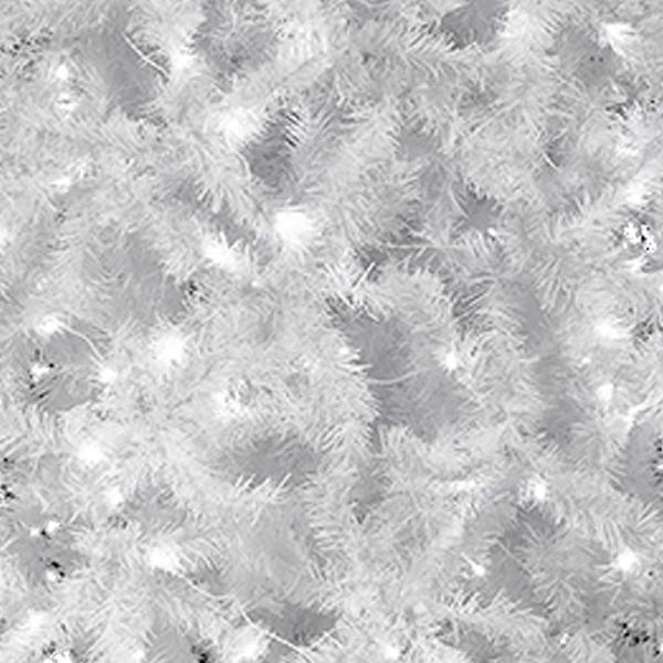 Arbol De Navidad Pino Blanco Led 300 Focos 220cm Naviplastic