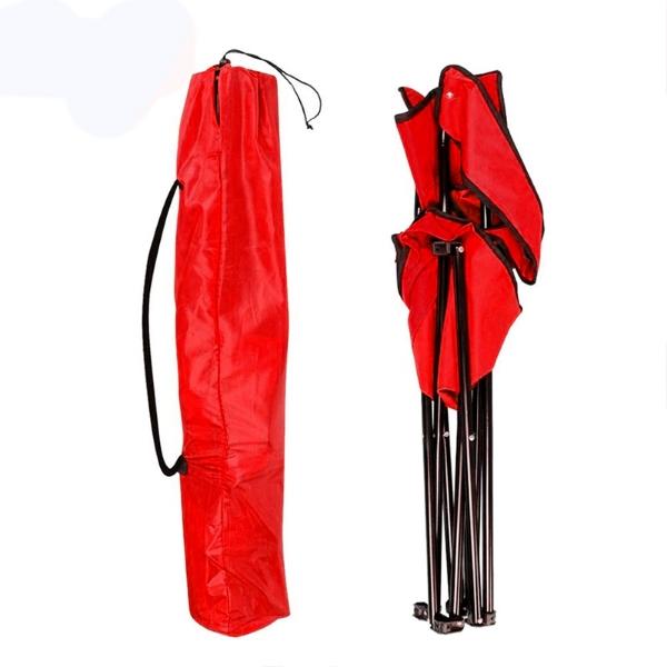 Silla Plegable Impermeable Playa Alberca Camping Pesca Aire Libre Rojo