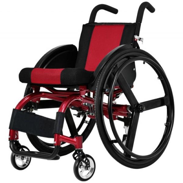 Silla Ruedas Deportiva Plegable Aluminio Ligera Compacta 
