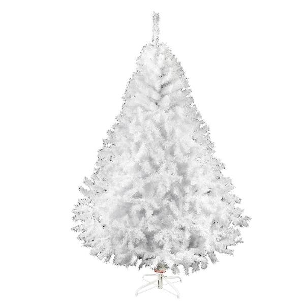 Arbol Navidad Frondoso Canadiense 2.2m Blanco Naviplastic.