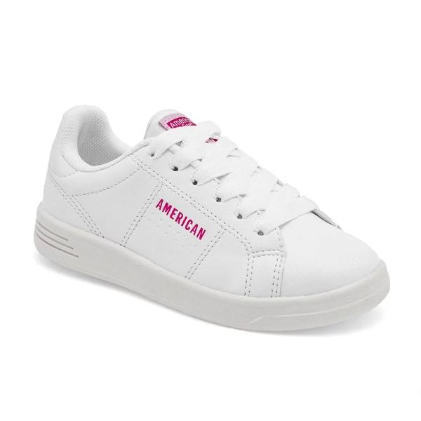 TENIS ESCOLAR  de American fire Para Mujer Blanco 7085 T7