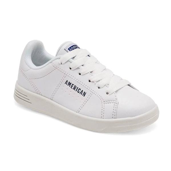TENIS ESCOLAR  de American fire Para Mujer Blanco 7085 T7