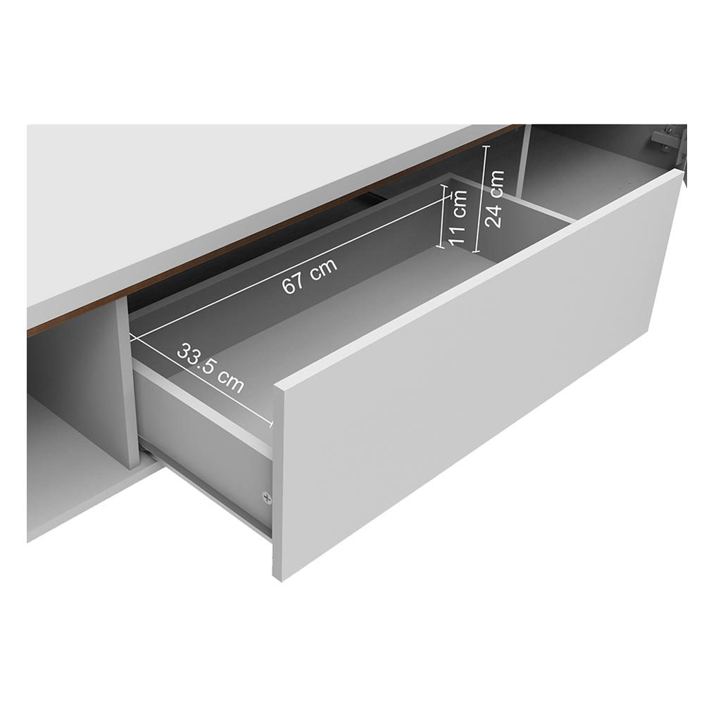 Mueble Mesa Para Tv Rack Madesa Reims Hasta 75'' BB.