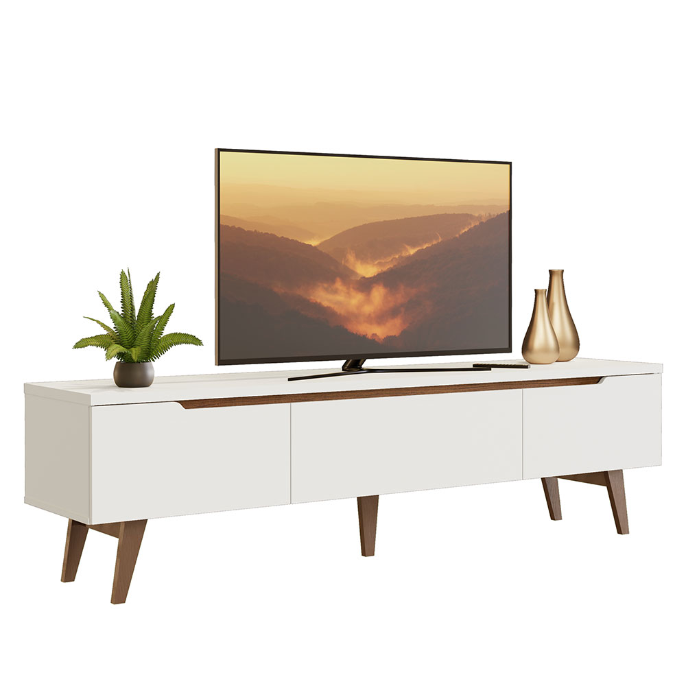 Mueble Mesa Para Tv Rack Madesa Reims Hasta 75'' BB.