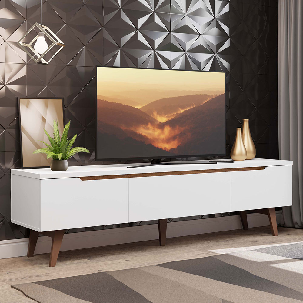 Mueble Mesa Para Tv Rack Madesa Reims Hasta 75'' BB.