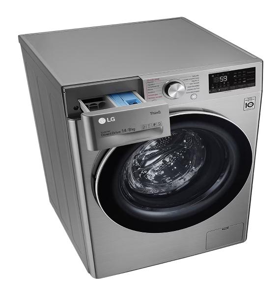 Lavasecadora LG 14 kg automática carga frontal WD14VV3S6C