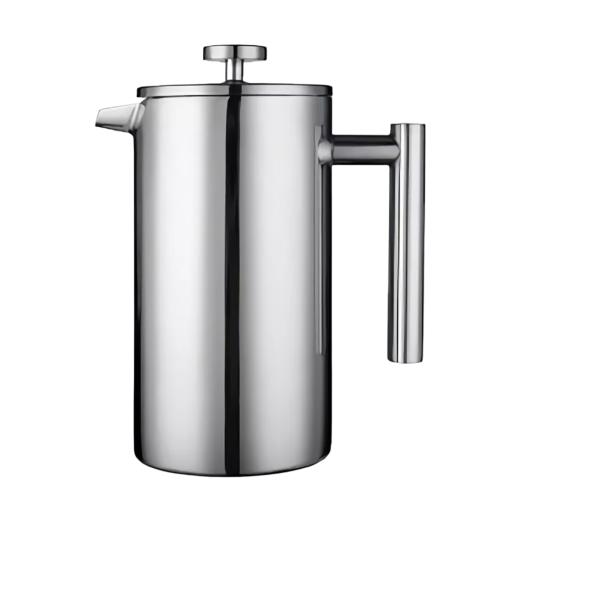 Cafetera y Tetera de Embolo Prensa Francesa De Acero Inoxidable De Doble Pared 1500ml  