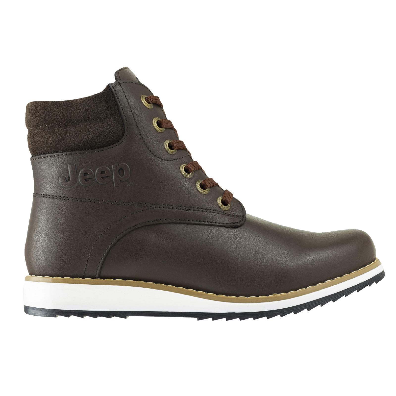 Botas Jeep De Vestir Para Mujer Liberty Piel Urbanas 9421 Café.