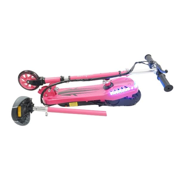 Scooter Eléctrico Infantil Plegable Moboss CD6 Rosa.