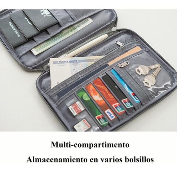 Cartera De Pasaporte Porta Pasaporte Visa Bolsa De Viaje TURQUESA