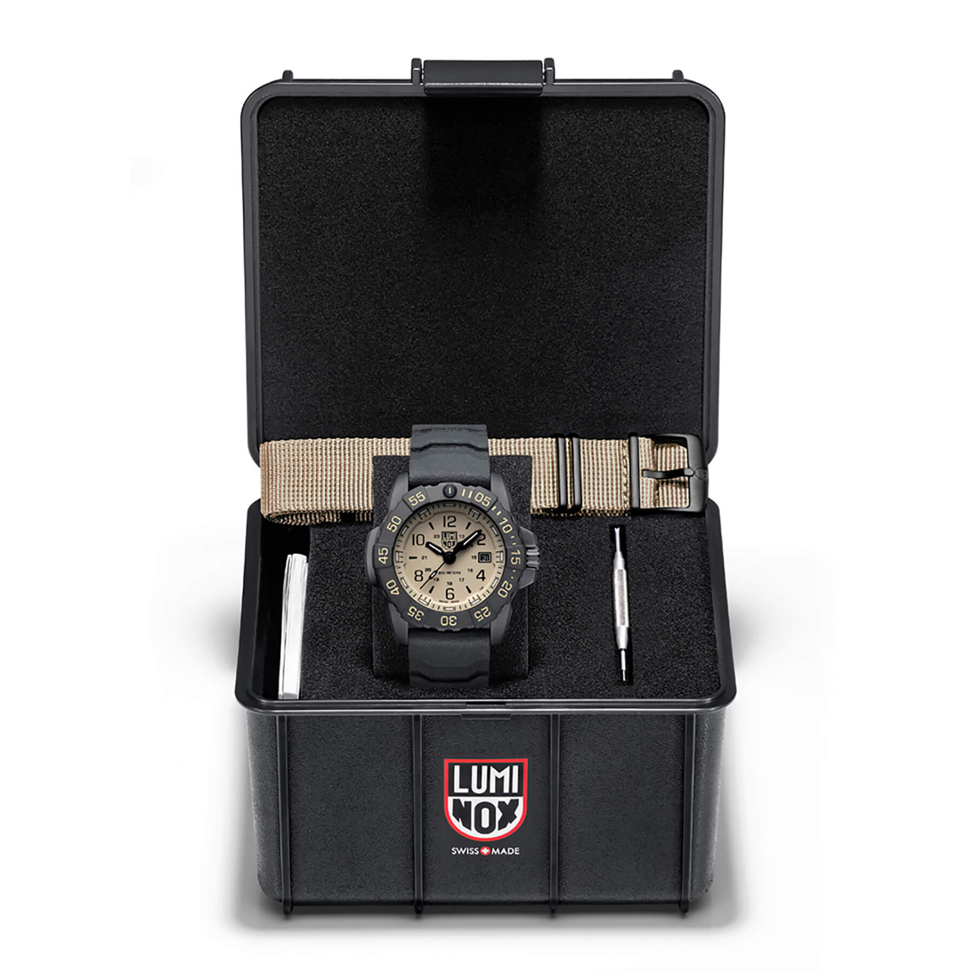 Set Reloj y Correa Luminox para Hombre XS.3251.CBNSF.S Negro .