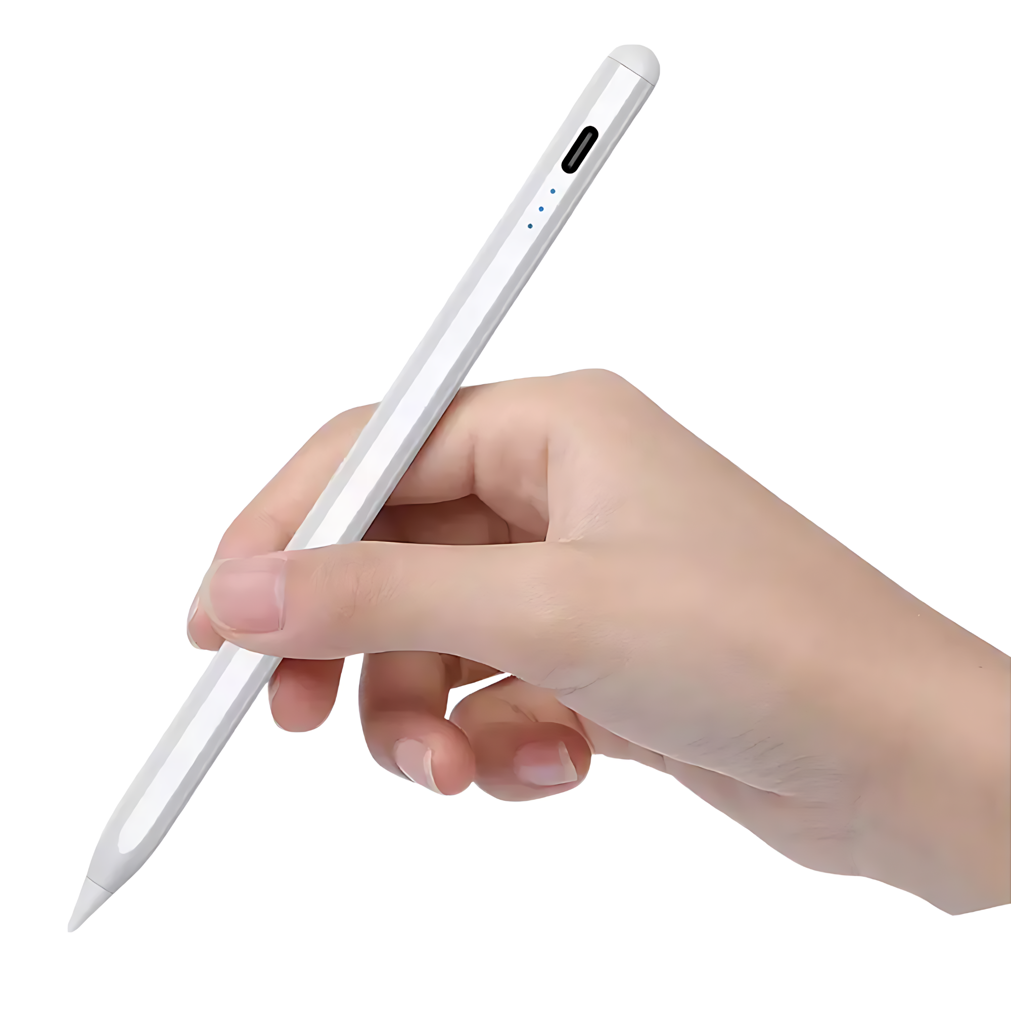 Mr. Gadgets Pencil Para iPad Lápiz Óptico Smart Stylus Pen Carga Usb-c Magnético Sensible Inclinación Rechazo De Palma, Compatible Con iPad Air 3/4/5, iPad Mini 5/6, iPad 6-10 Gen, iPad Pro 11 /12,9